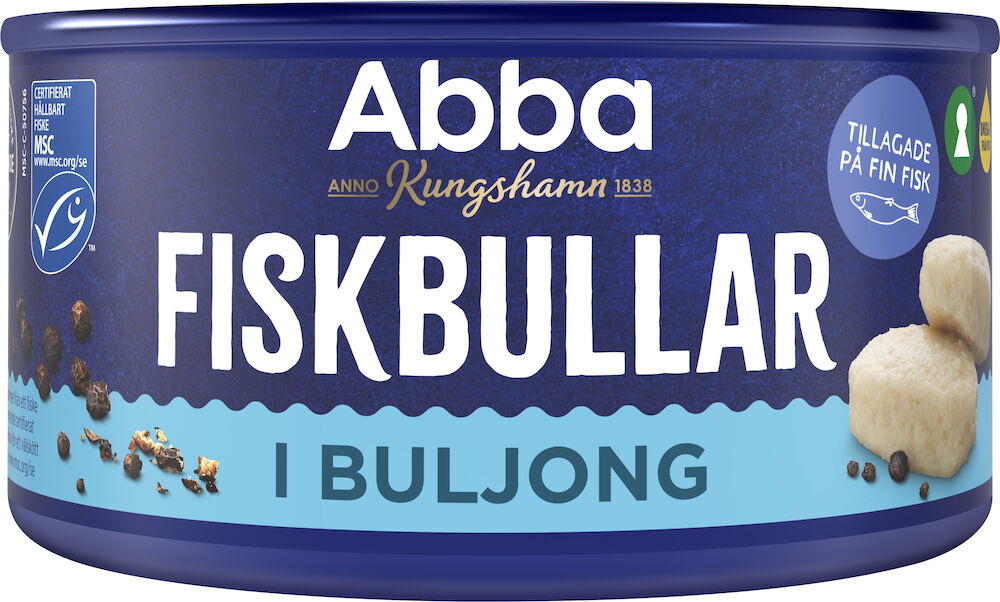 Fiskbullar i  buljong