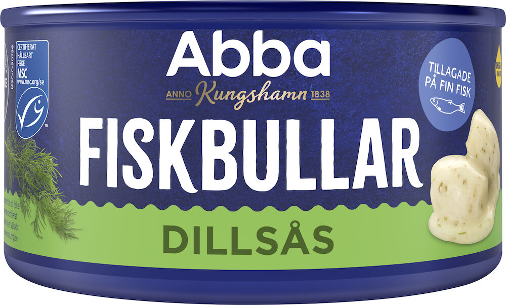 Fiskbullar i dillsås