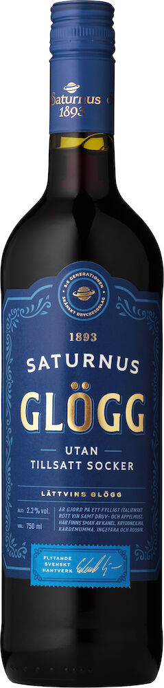 Glögg utan tillsatt socker 2,2% vol