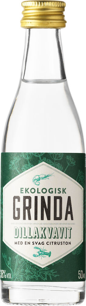 Grinda Dillakvavit 10x5 cl Småflaskor EKO