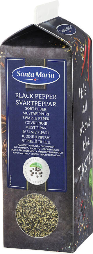 Svartpeppar grovmalen PP