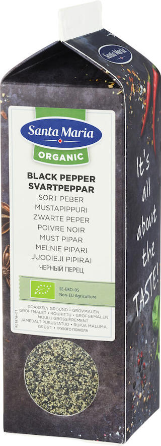Svartpeppar Grovmalen EKO