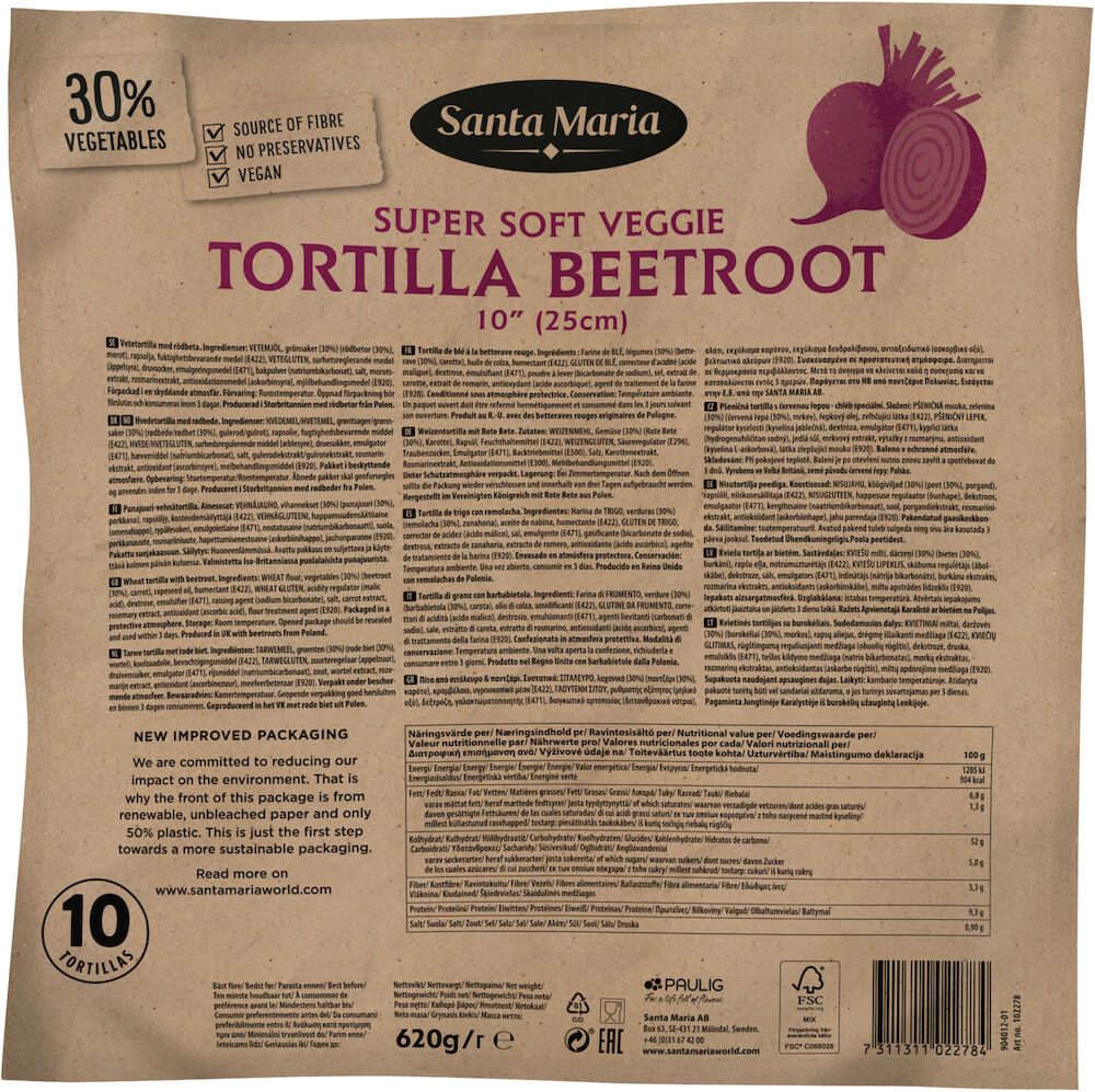 Tortilla Beetroot