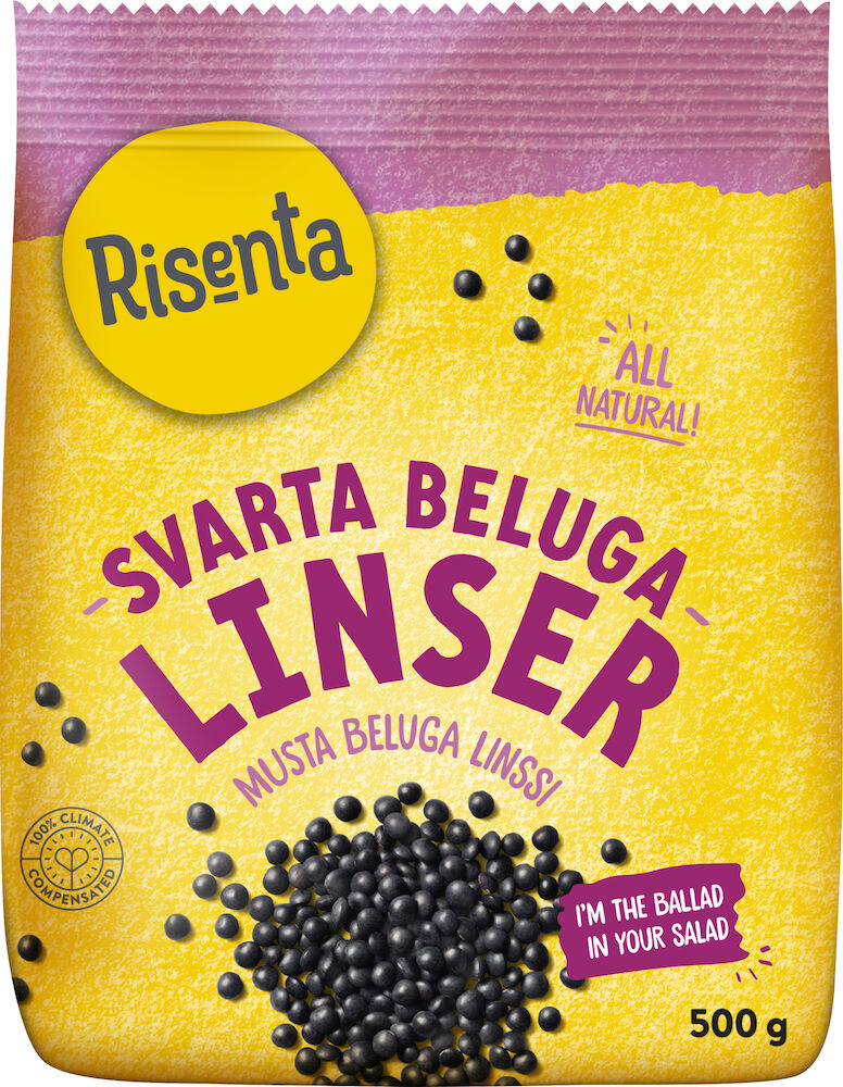Belugalinser svarta