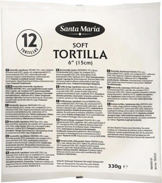 Tortilla 6"/15cm
