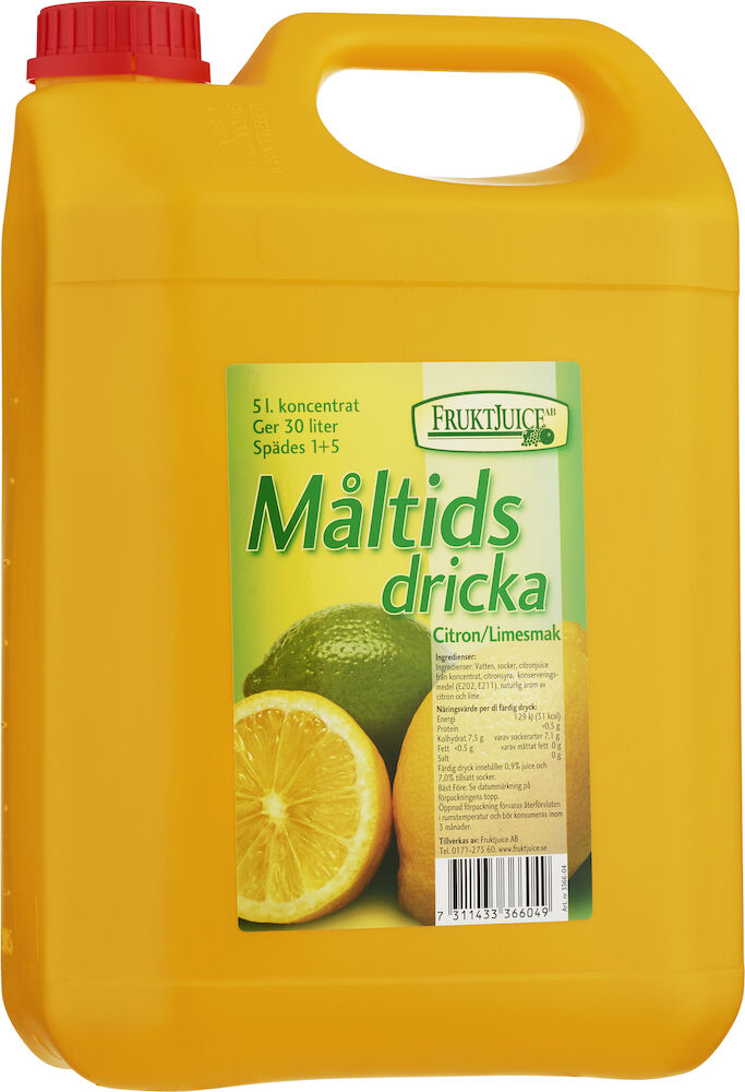 Måltidsdryck citron lime