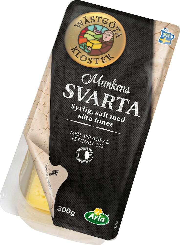 Munkens Svarta 31% 15g skivad