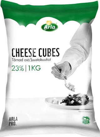 Salladsost tärnad 23%