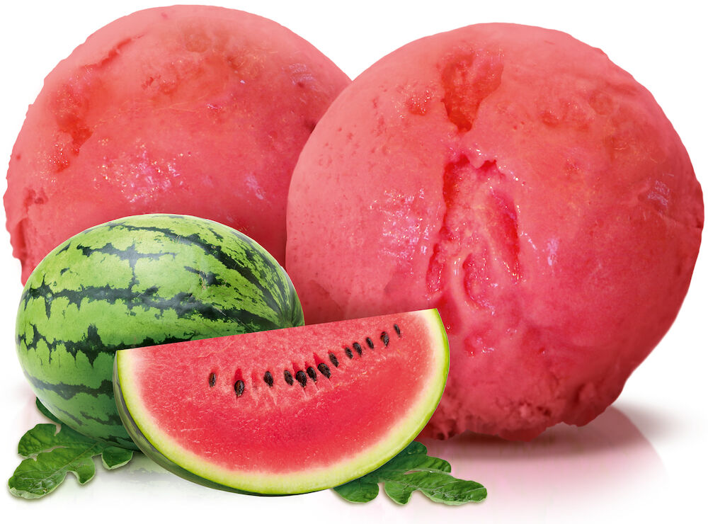 Glass Vattenmelonsorbet