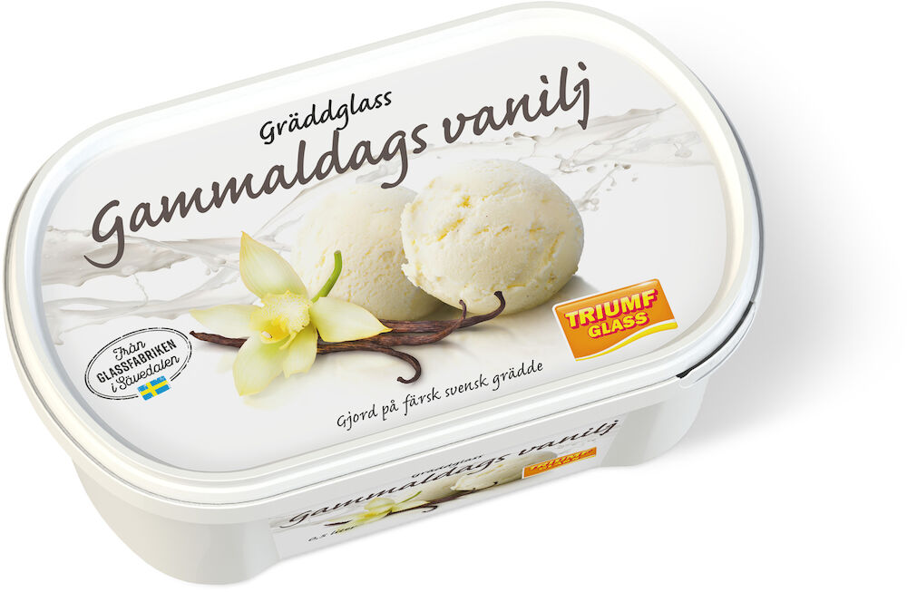 Glass Gammaldags vanilj