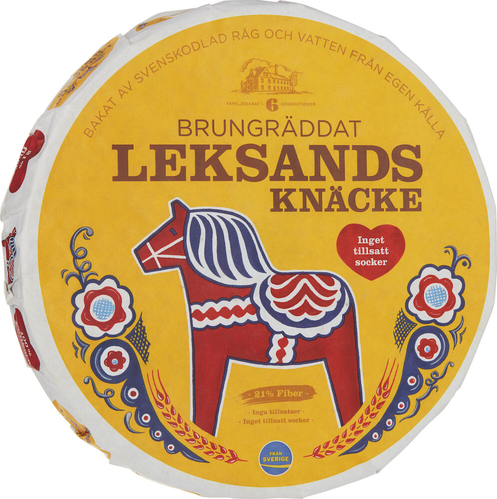 Brungräddat Knäckebröd