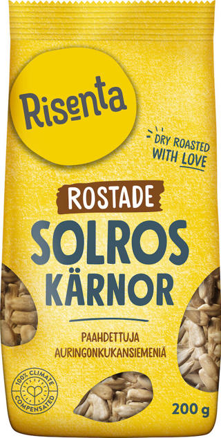 Solroskärnor rostade