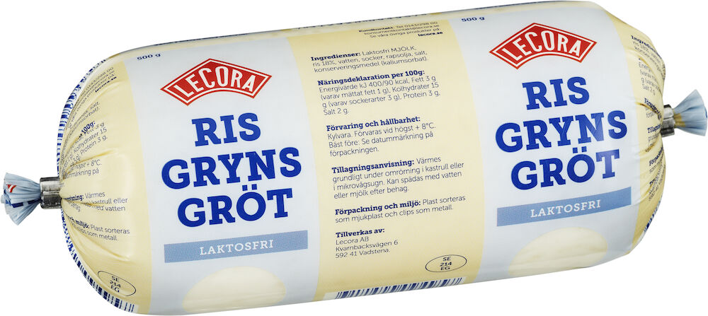 Risgrynsgröt Laktosfri