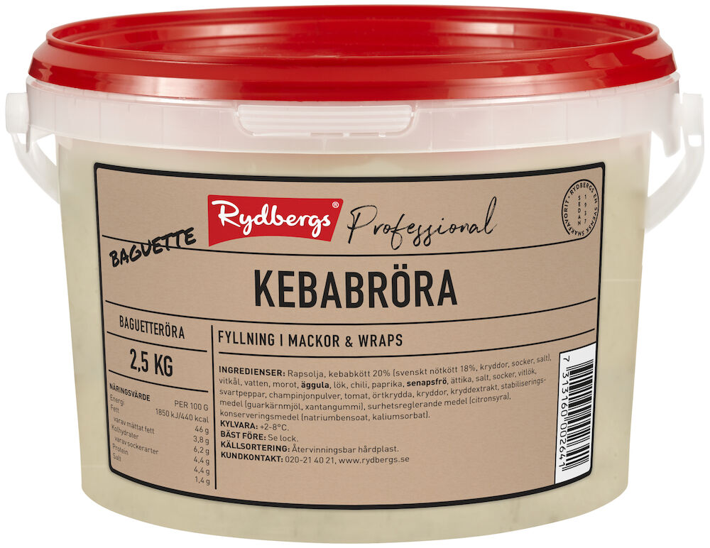 Baguettesallad Kebab