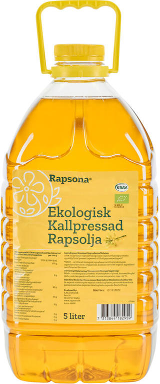 Rapsolja Kallpressad KRAV