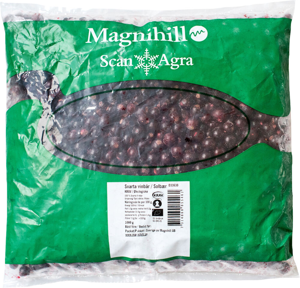 Svarta vinbär  KRAV