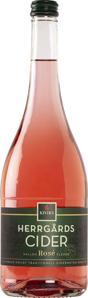 Herrgårdscider Rosé Hallon Fläder 0,3% ENGL