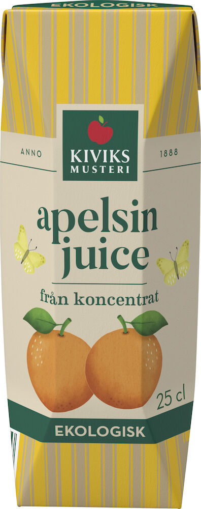 Apelsinjuice med sugrör EKO