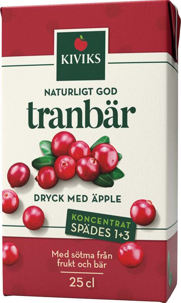 Dryck Tranbär 1+3