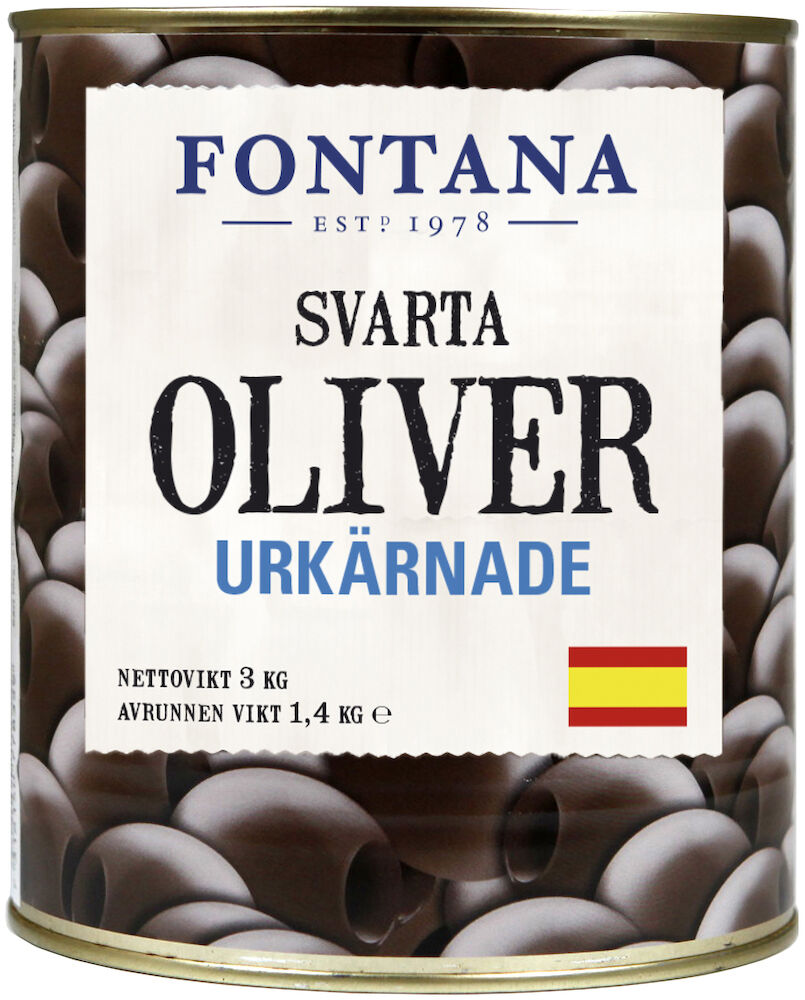 Oliver svarta utan kärna