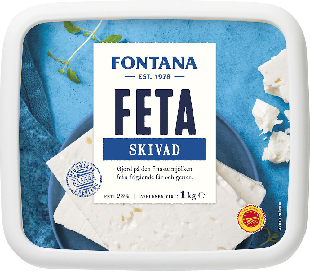 Skivad Fetaost 23%