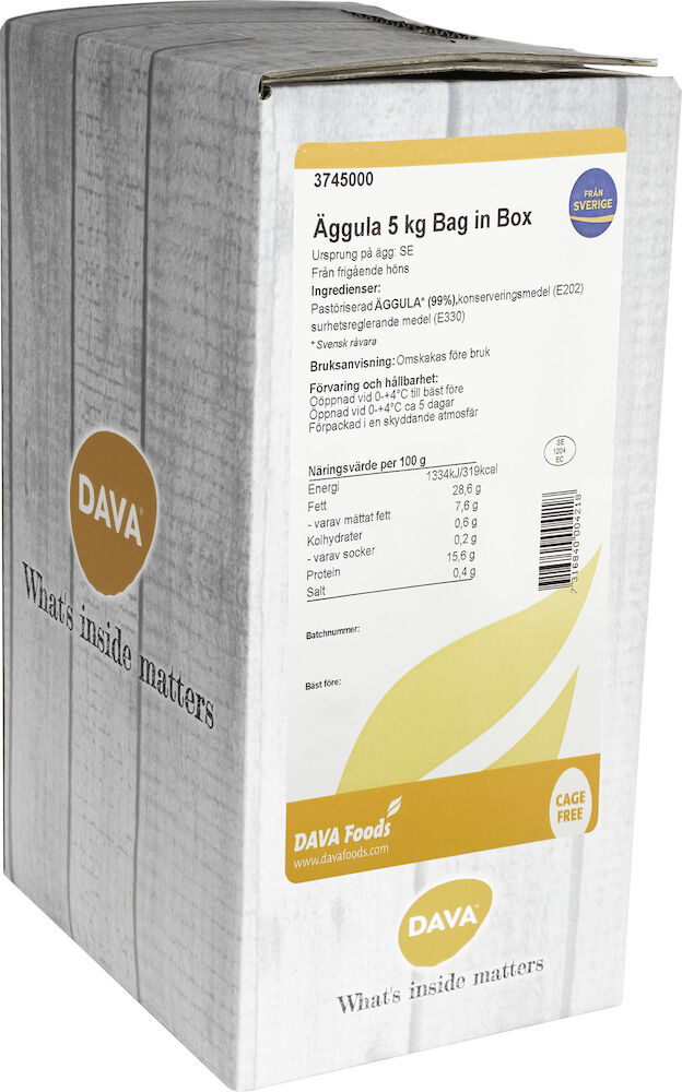 Äggula Flytande i Bag-in-Box
