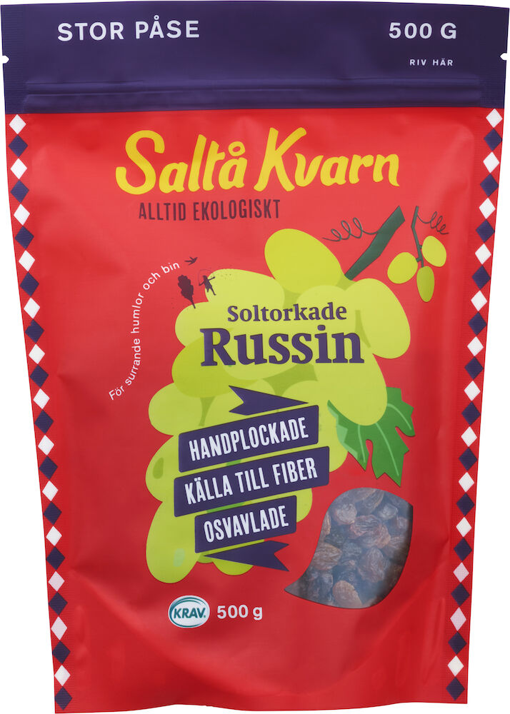 Russin soltorkade KRAV