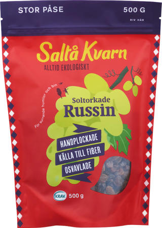 Russin soltorkade KRAV