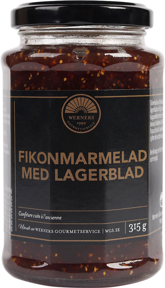 Fikonmarmelad med lagerblad