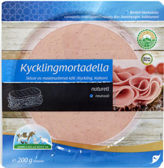 Kycklingmortadella skivad Halal