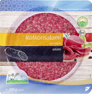 Kalkonsalami skiv Halal