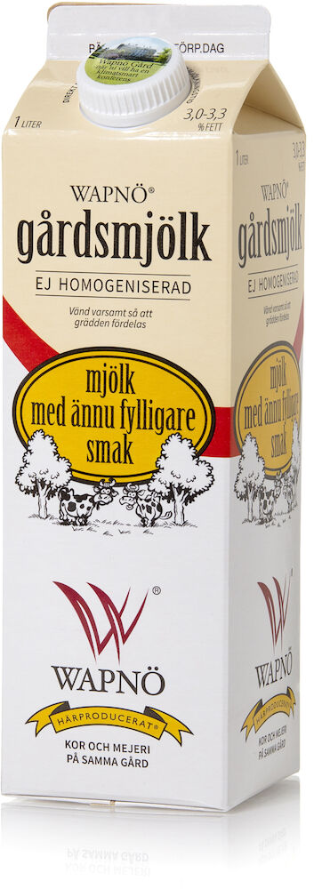 Mjölk 3,0-3,3% Ohomogeniserad