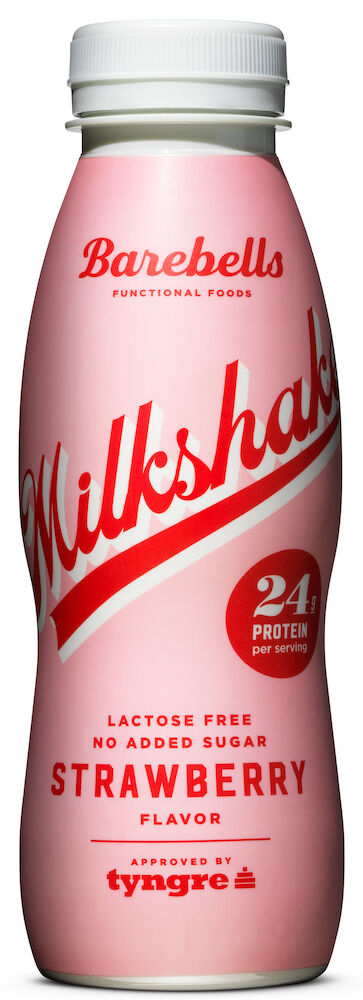 Proteinmilkshake Jordgubb Laktosfri