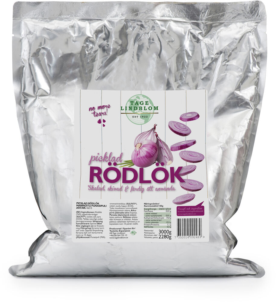 Picklad röd lök
