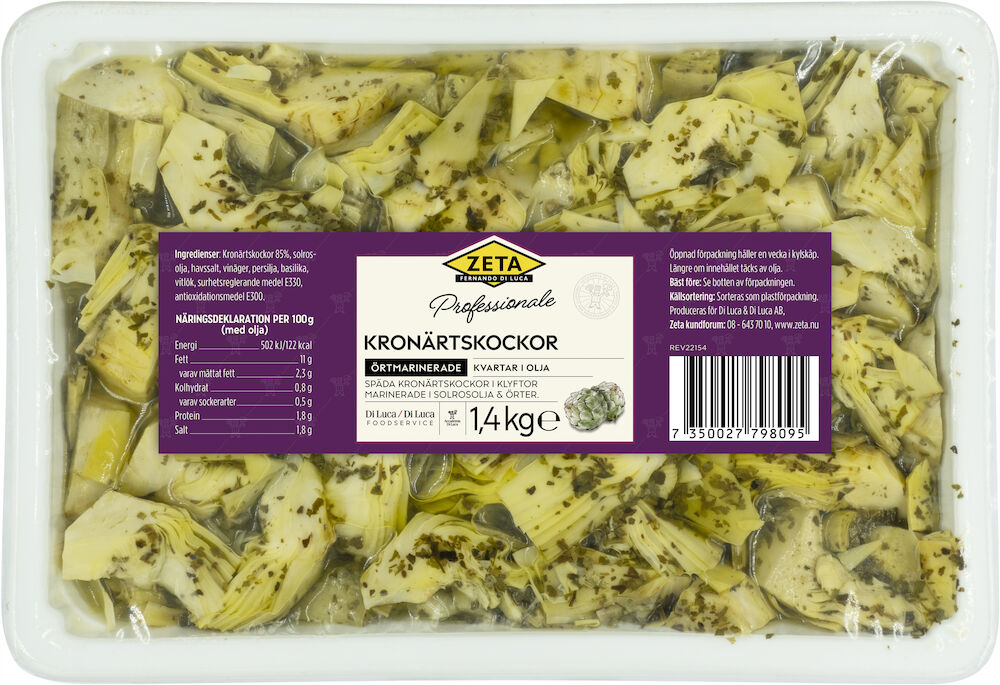 Kronärtskocka örtmarinerad