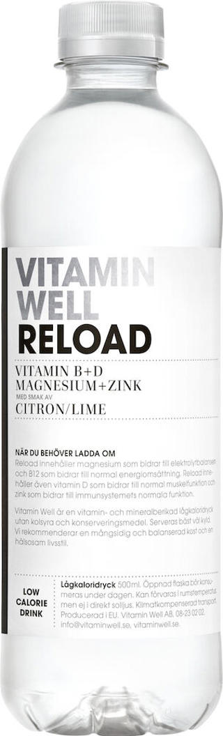 Vitamin Well Reload Citron Lime PET