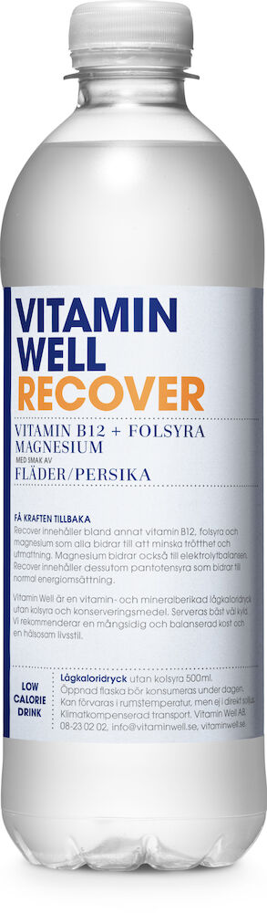 Vitamin Well Recover Fläder Persika PET