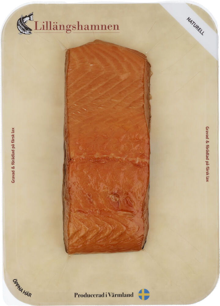 Varmrökt Laxfilé i Bit Naturell