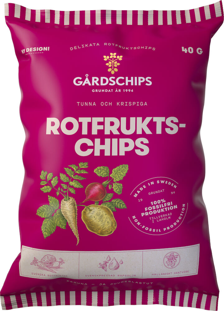 Rotfruktschips
