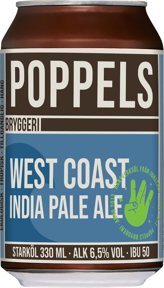 Poppels West Coast IPA EKO BRK