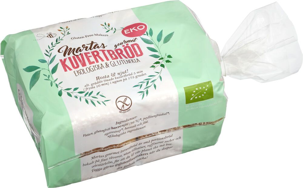 Kuvertbröd Gourmet Glutenfritt