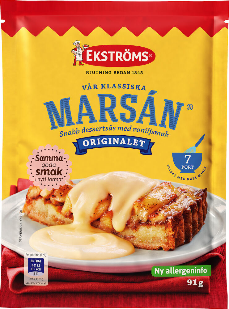 Marsan Snabb Dessertsås med Vanliljsmak