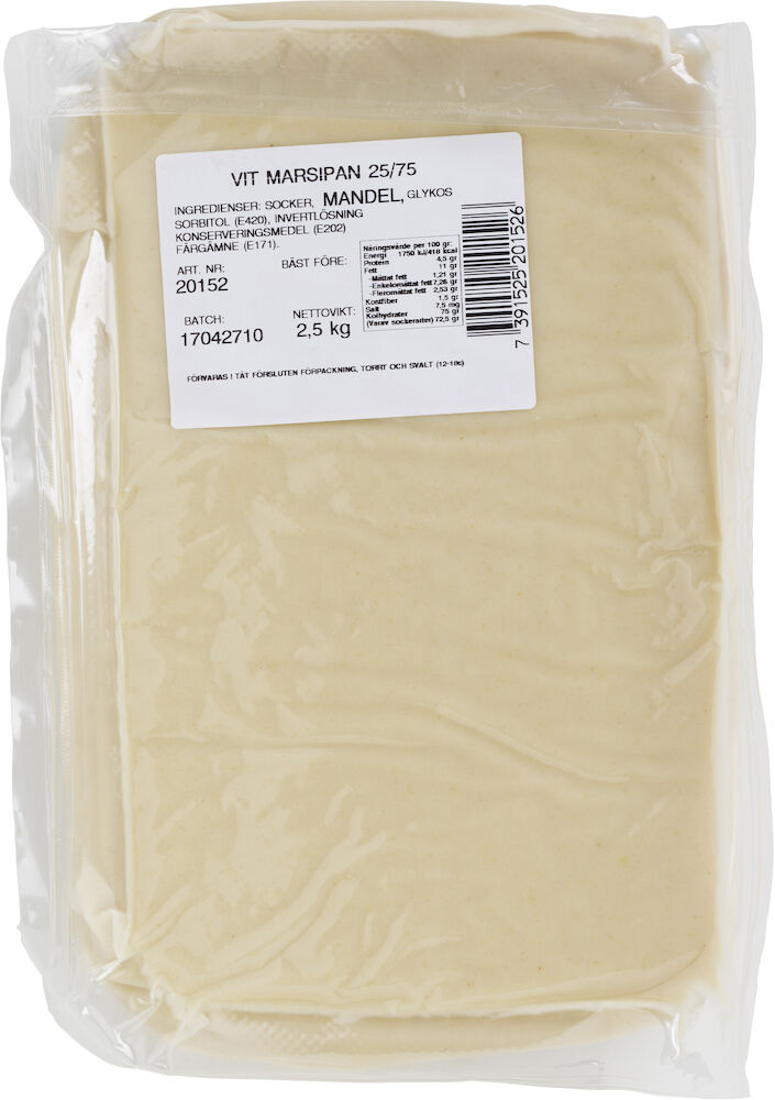 Naturvit Kavlingsmarsipan