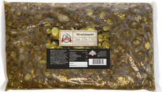 Jalapeños skivade i påse