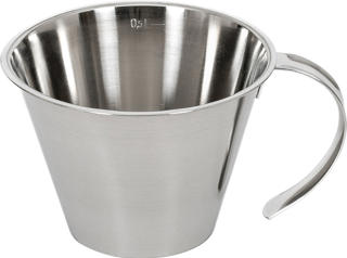 Mått stapelbar rostfri 50cl