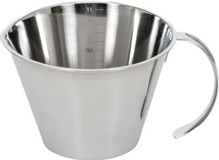 Mått stapelbar rostfri 1L