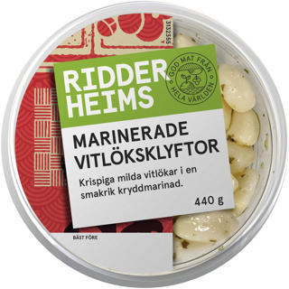 Vitlöksklyftor marinerade