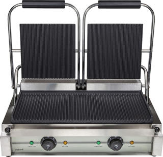 Klämgrill dubbel räfflad