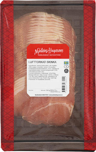 Lufttorkad Skinka Skivad Sverige