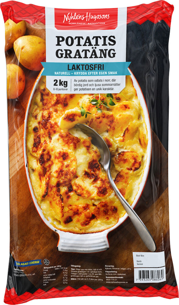Potatisgratäng laktosfri